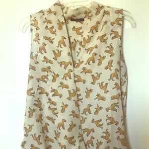 Leopard blouse